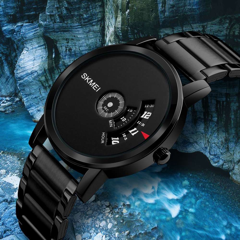 Simple Style Fashion Men Quartz Watch Luxury Creative Steel Band Waterproof Casual Men's Watches
