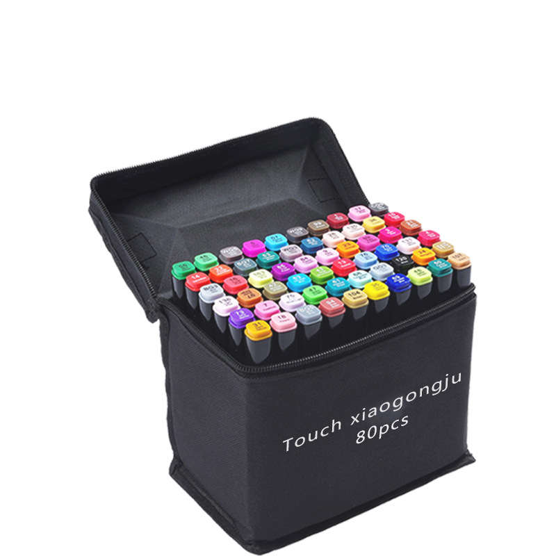 80 Colors Anime Art/Indoor/landscape/clothingMarker Double Headed Sketch Alcohol Marker Pen Set