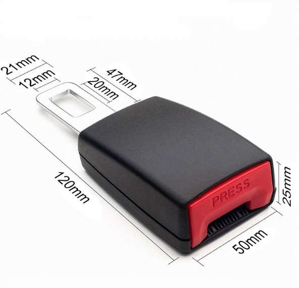 22mm Car Universal Card Holders Adapter Seat Belt Buckle Extension