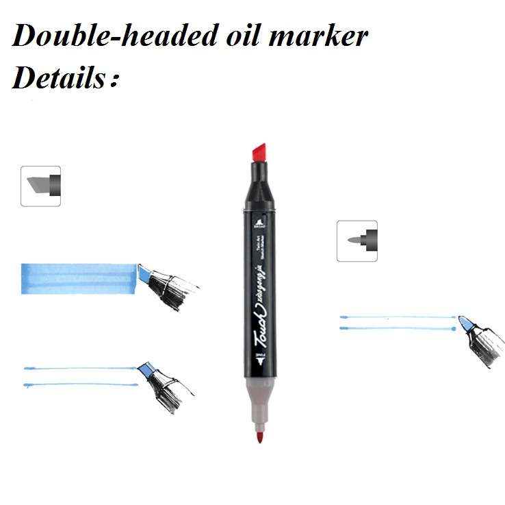 80 Colors Anime Art/Indoor/landscape/clothingMarker Double Headed Sketch Alcohol Marker Pen Set