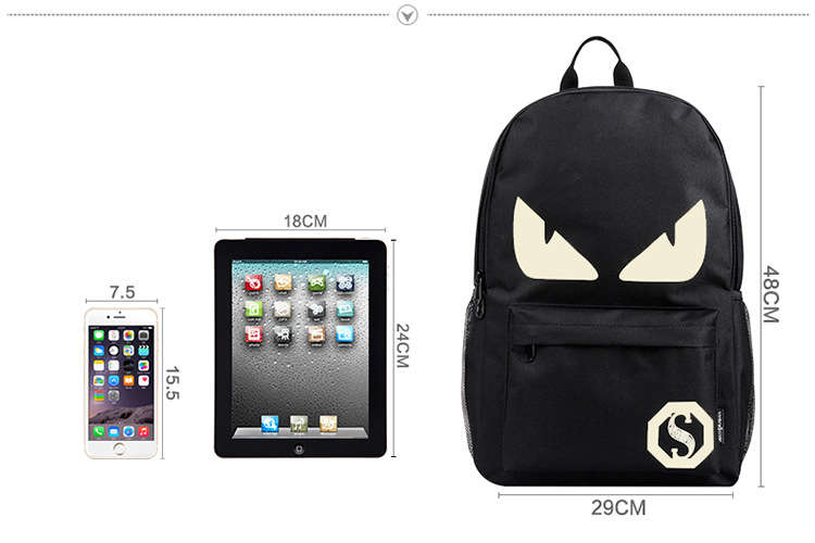 Student School Backpack USB Charge Laptop Computer Backpack For Teenager Anti-theft Boys