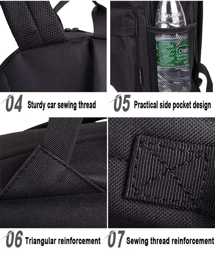 Student School Backpack USB Charge Laptop Computer Backpack For Teenager Anti-theft Boys