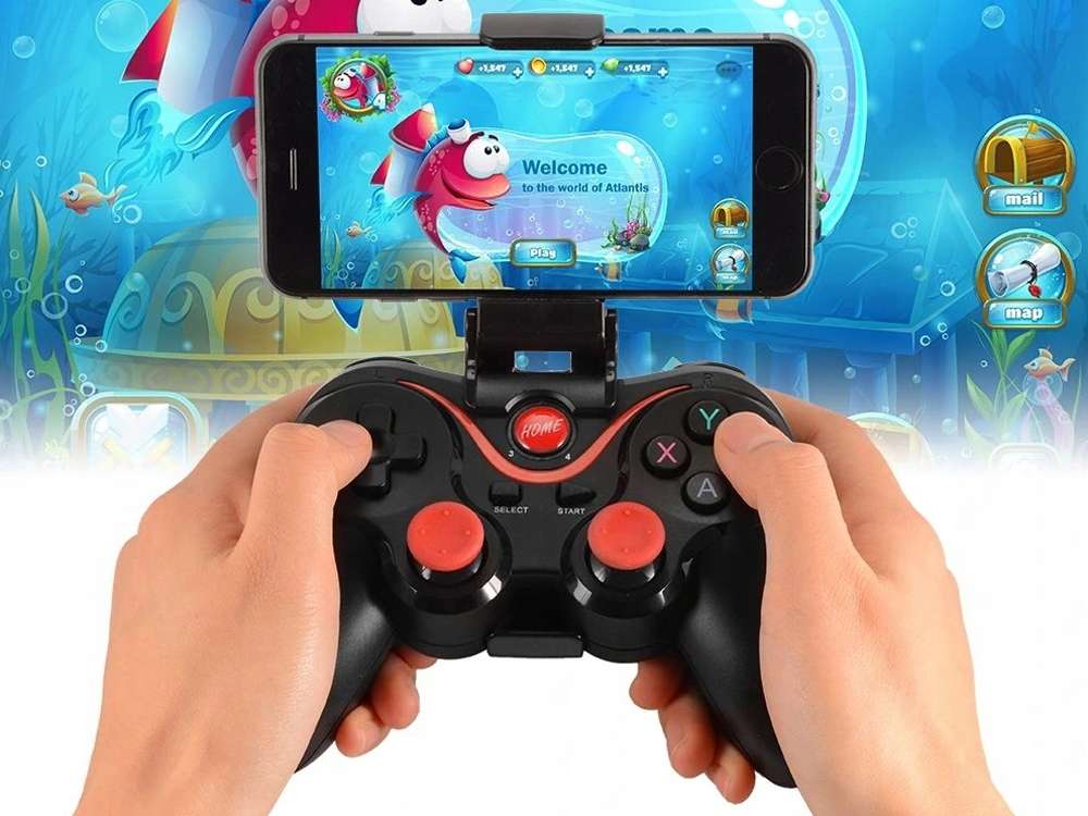 Mobile Game Controller, Wireless Bluetooth GamePad Joystick