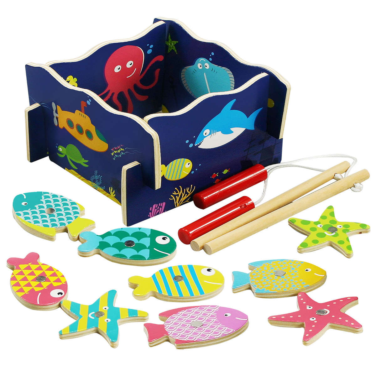 Magnetic Fishing Game - Wooden