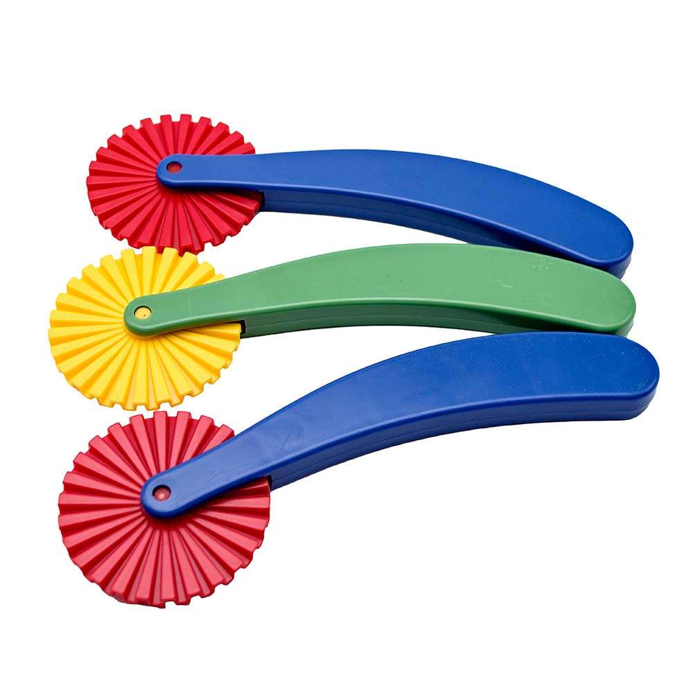 Dough Cutting  Patterned Wheels  3pcs