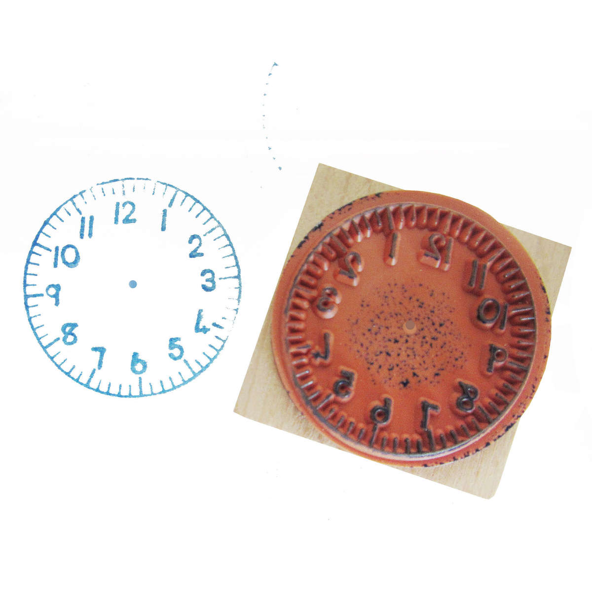 Clock Face Stamps