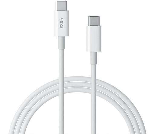 Ezra TypeC To TypeC 1.8meter 60w White Data Cable