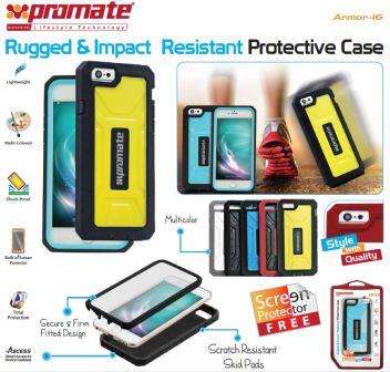 Promate White Armor i6 esistant Protective Case
