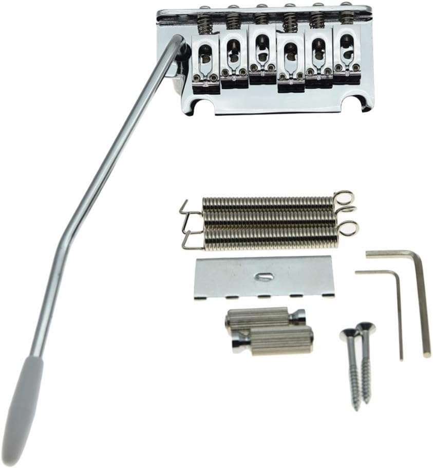 Modern Strat Tremolo Chrome Bridge Complete  2 stud