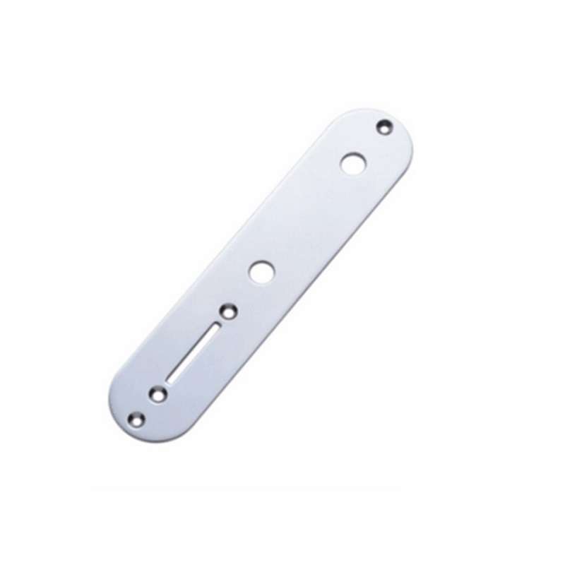 Chrome control plate replacement for telecaster guitar (CTS Pots)