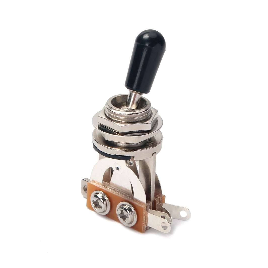 3 way toggle switch for Les Paul and other guitars - Black Tip
