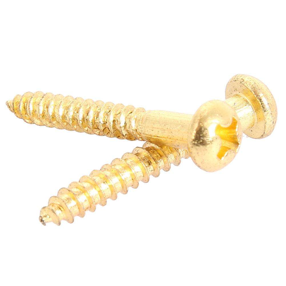 Guitar Bridge Screws for 6 point bridge - Set of 6 - Black