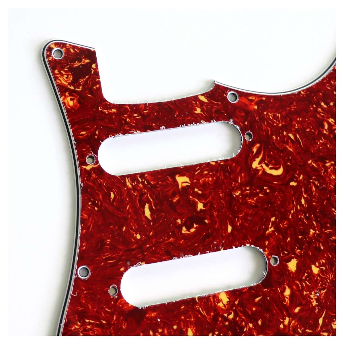 H/S/S Red Tortoise 3ply Strat Style Pickguard