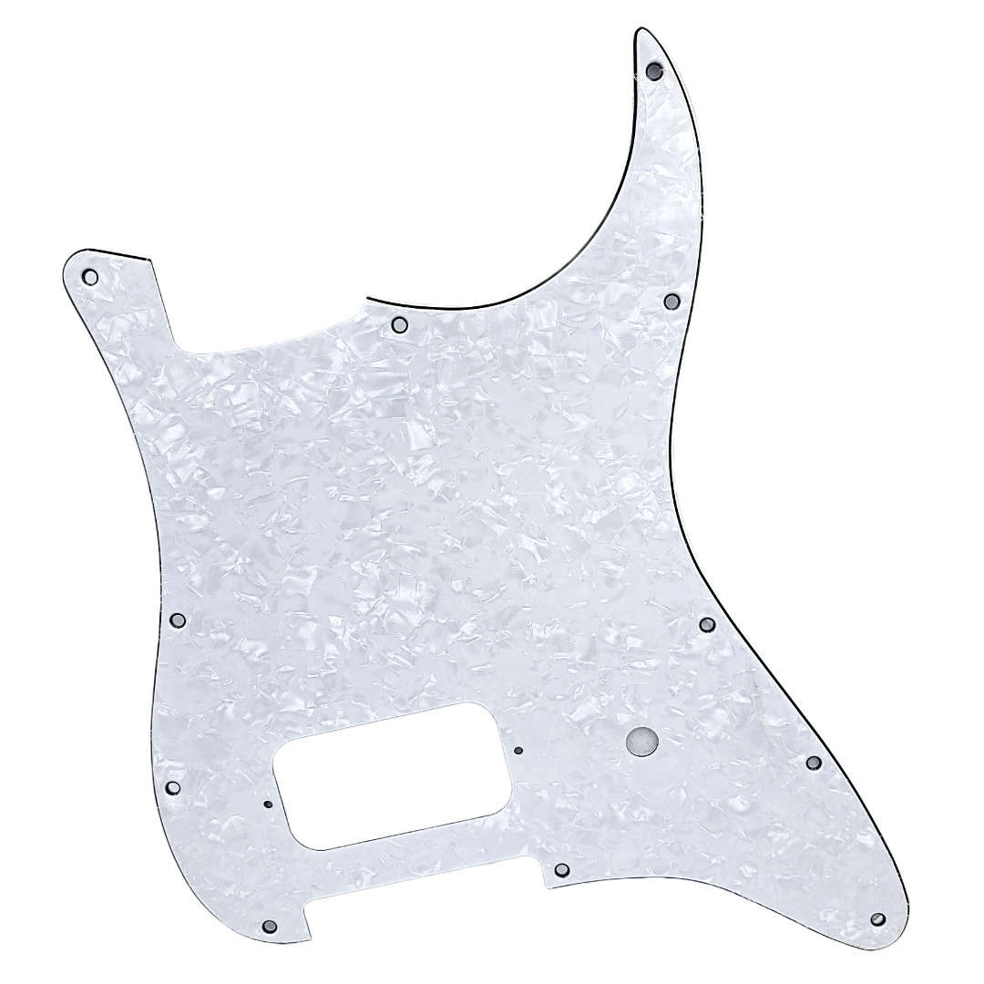 Tom Delonge White Pearl 3ply Strat Style Pickguard