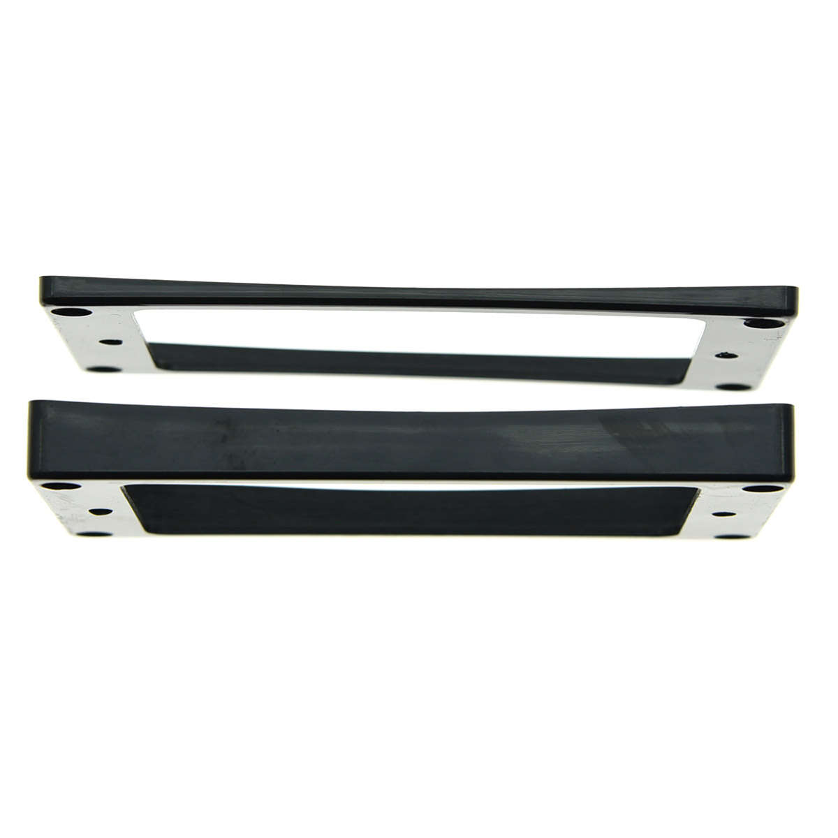 Arched Bottom Humbucker Pickup Ring Set - Black