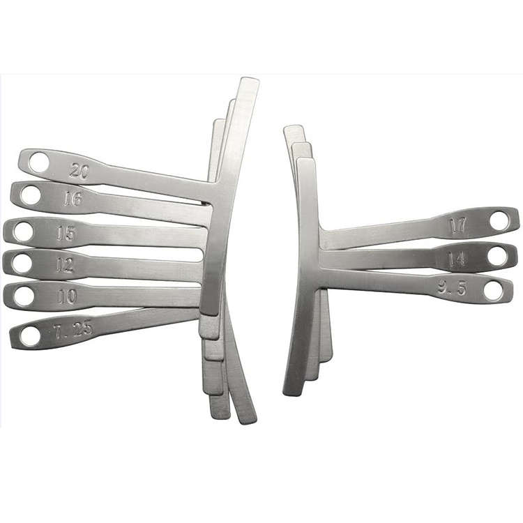 Radius Gauge for Guitar - Set of 9