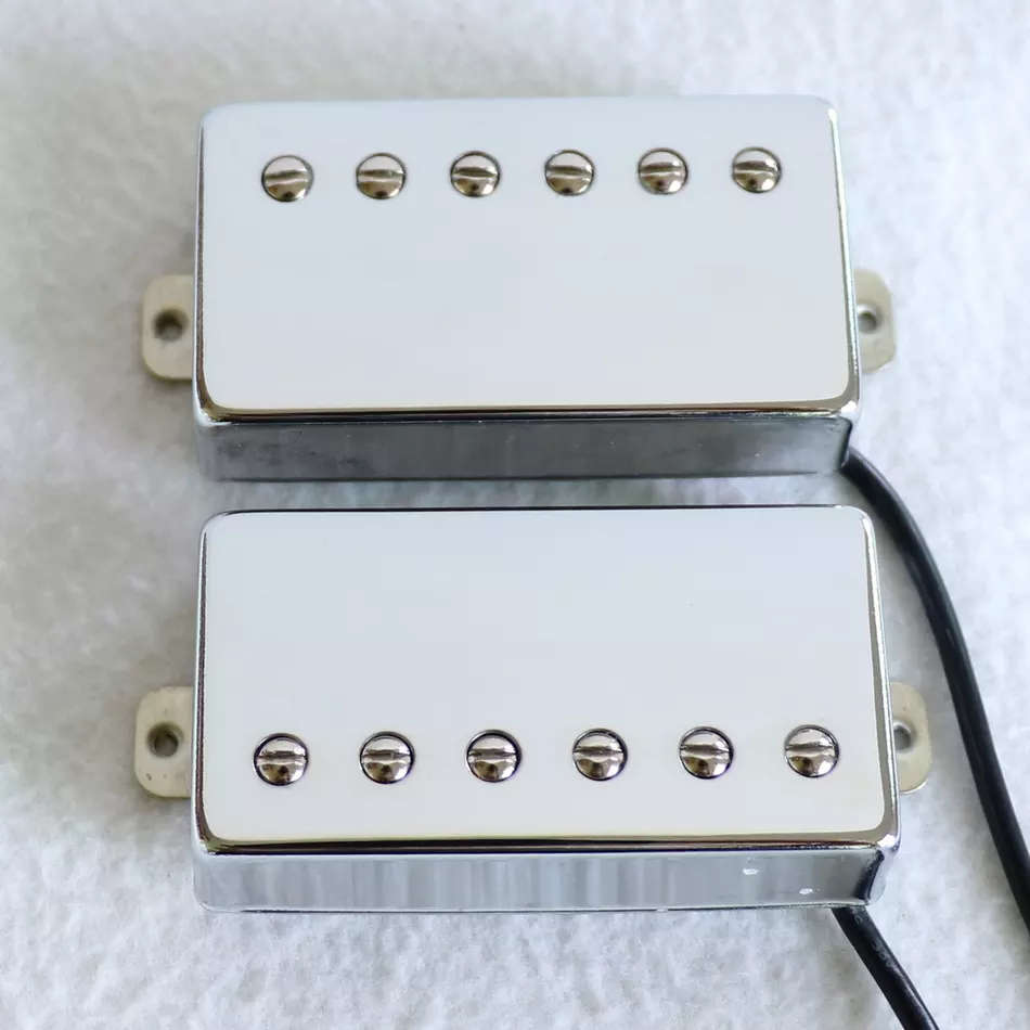 Chrome Karman AlNiCo 2 Humbucker Guitar Pickup (Single)