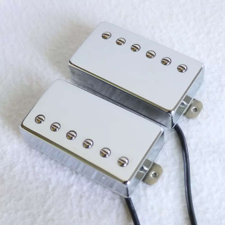 Chrome Karman AlNiCo 2 Humbucker Guitar Pickup (Single)