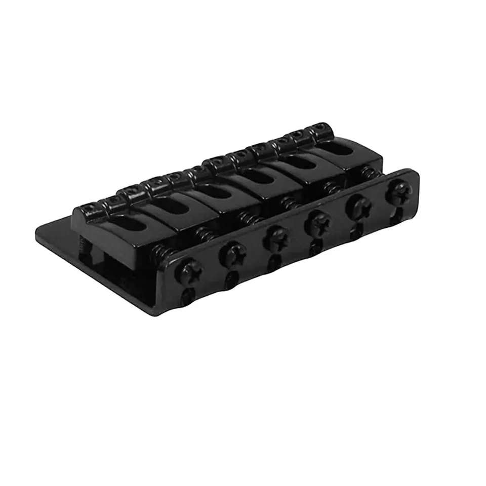 Black 2-Point Fixed Strat Bridge