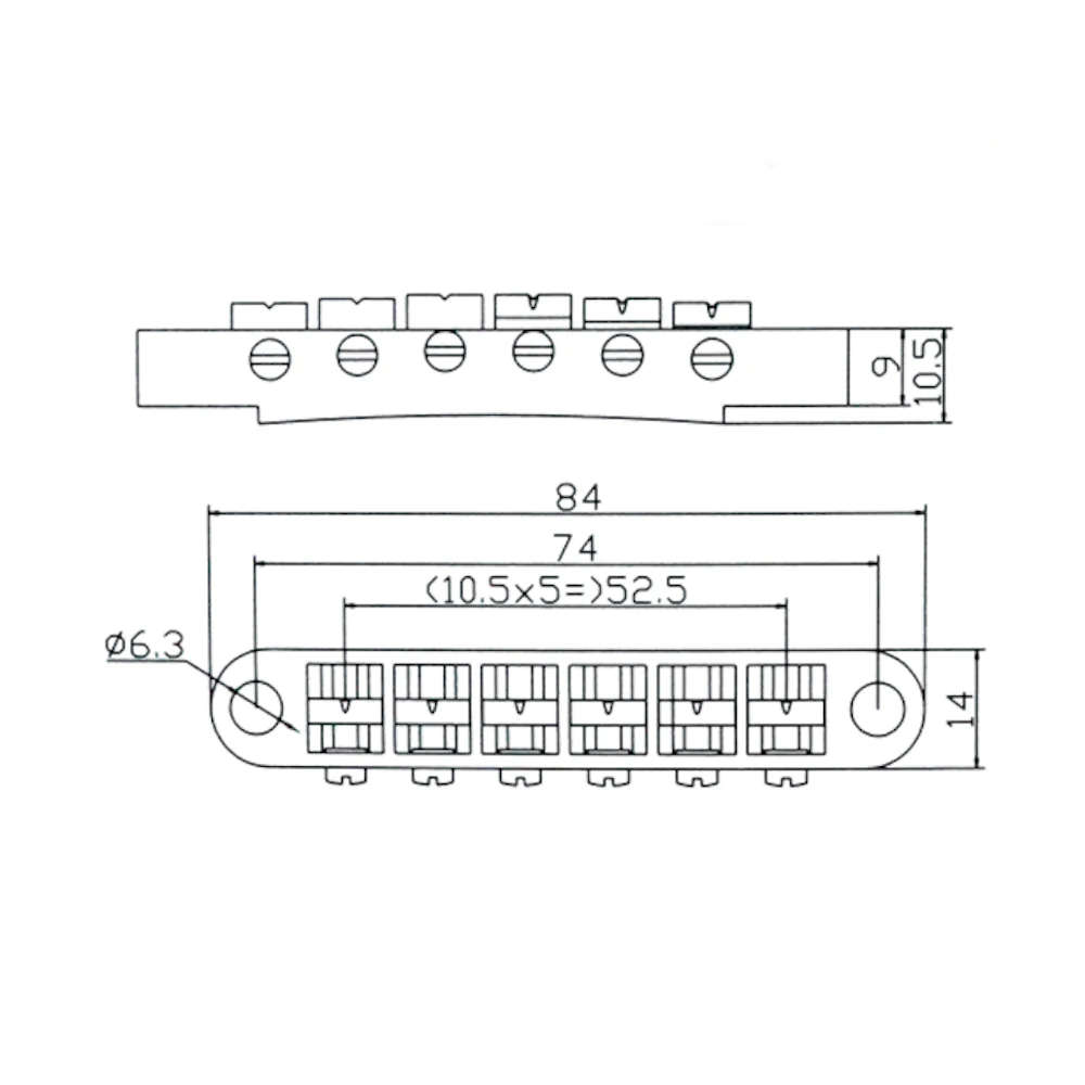 ABR-1 Style Tune-O-Matic Bridge