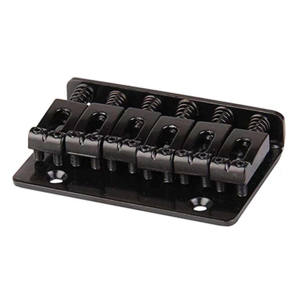 Black 2-Point Fixed Strat Bridge