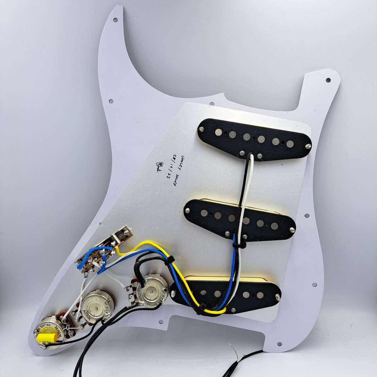 Prewired Pickguard Loaded with Karman Vintage Pro Pickups - Tortoiseshell