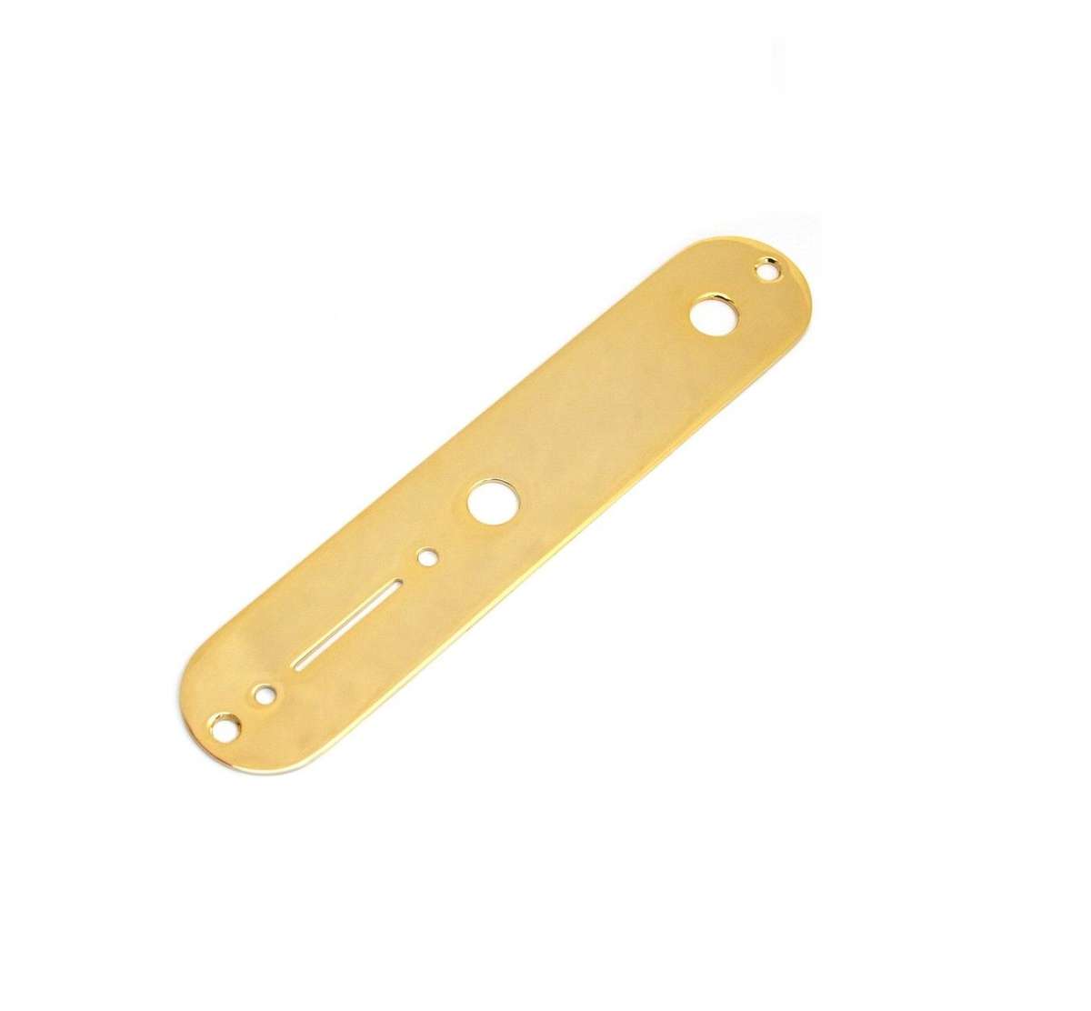 Gold Control plate replacement for telecaster guitar 32mm wide (9mm Pot holes)