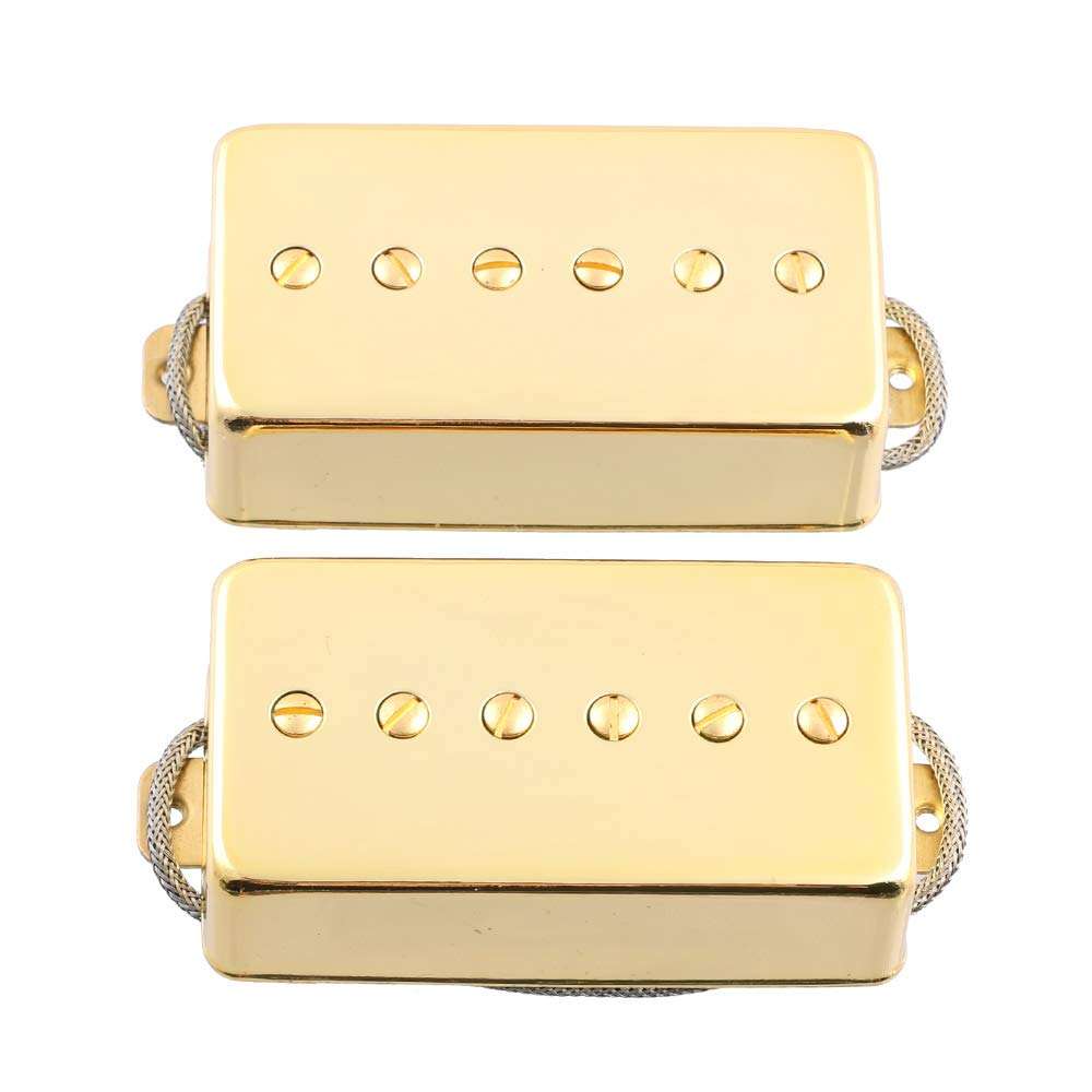 Gold Karman AlNiCo 5 Humbucker Sized P90 Guitar Pickup (Single)