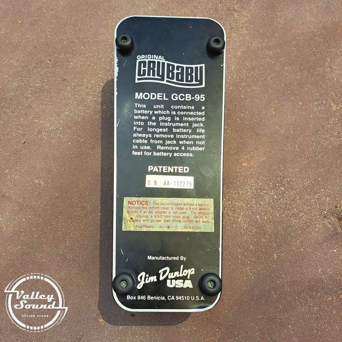 Dunlop Crybaby Wah Pedal (used)