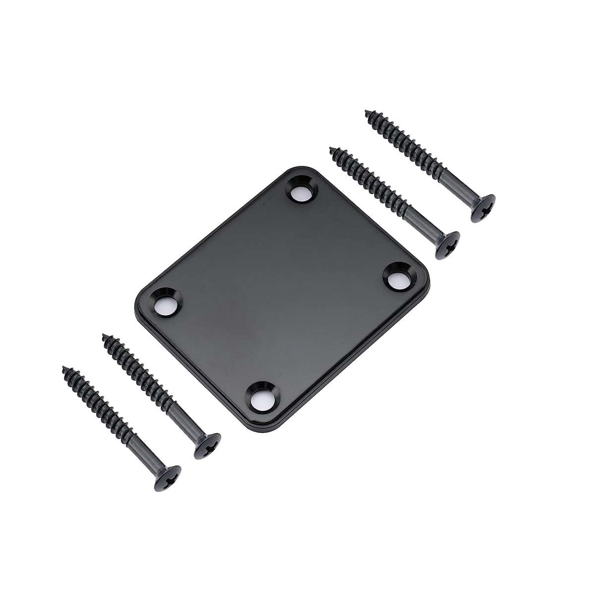 Guitar neck joint plate with screws &amp; gasket (Standard Size)