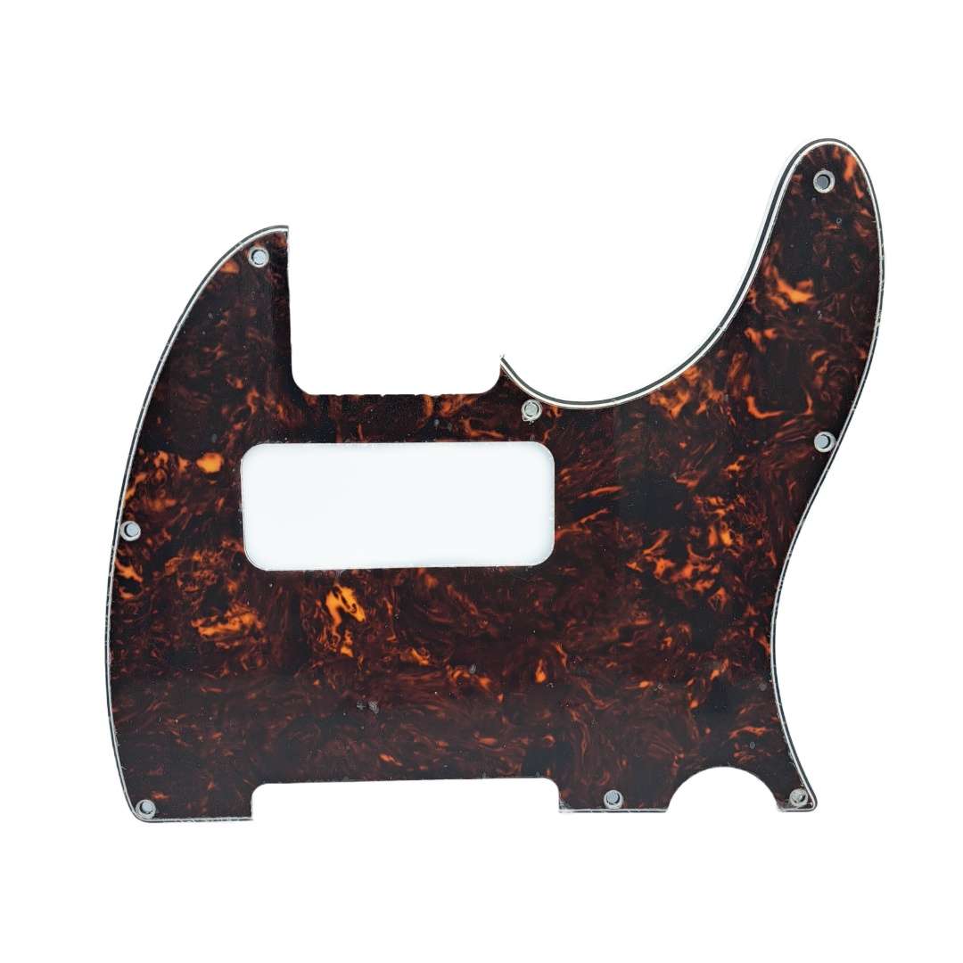Brown Tortoiseshell 3ply P90 Tele Style Pickguard