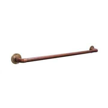 Double Towel Rail 900mm Antique Brass