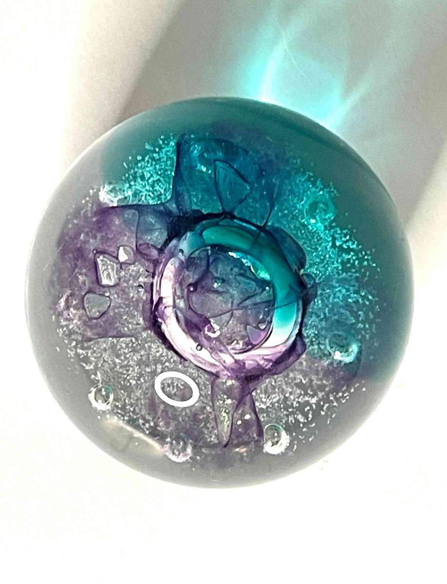 Caithness Glass Paperweight, "Shimmering Planet"