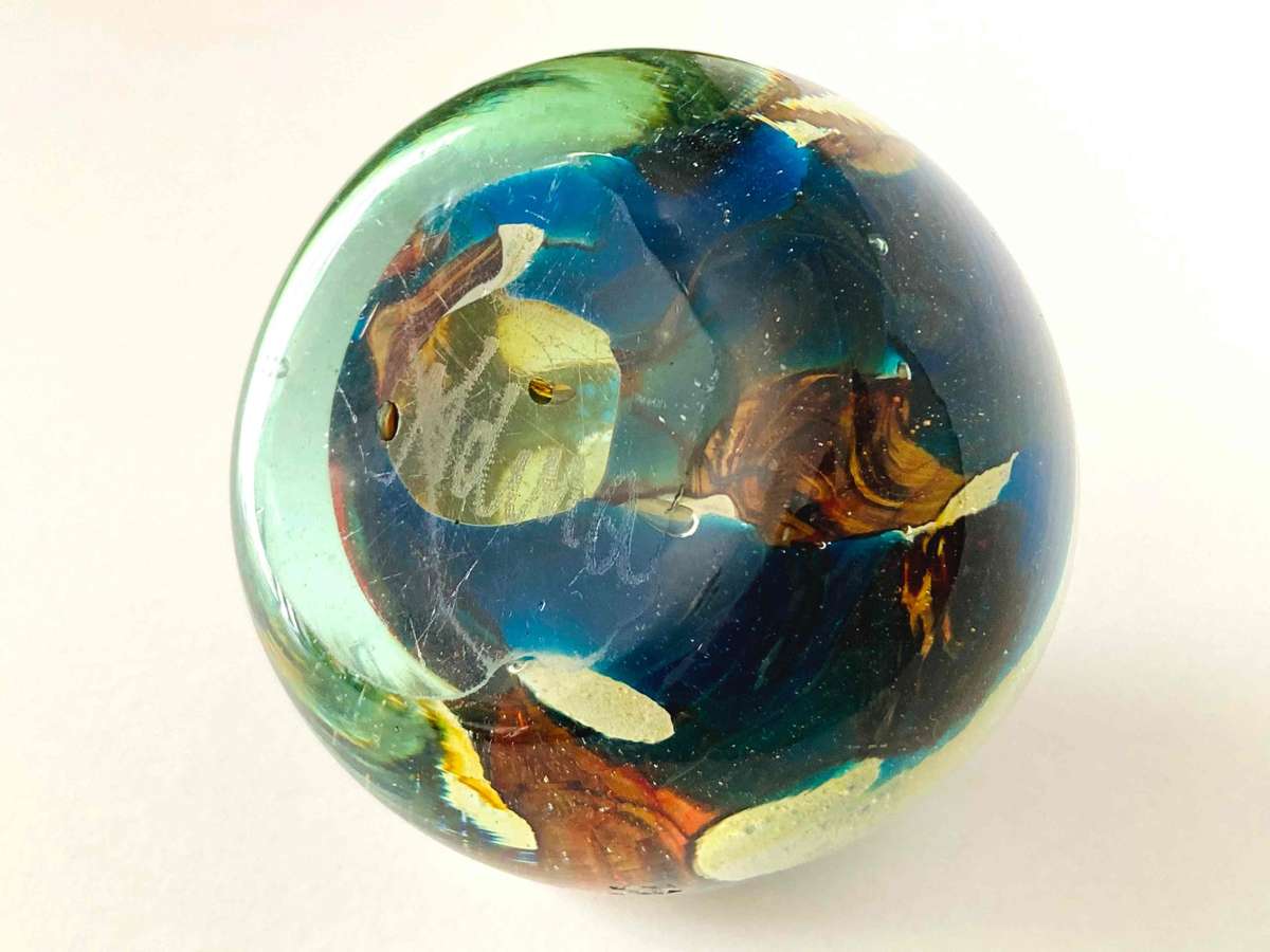 Mdina Glass Paperweight