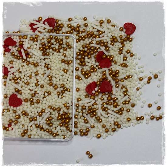 Sprinkles - Red & Gold