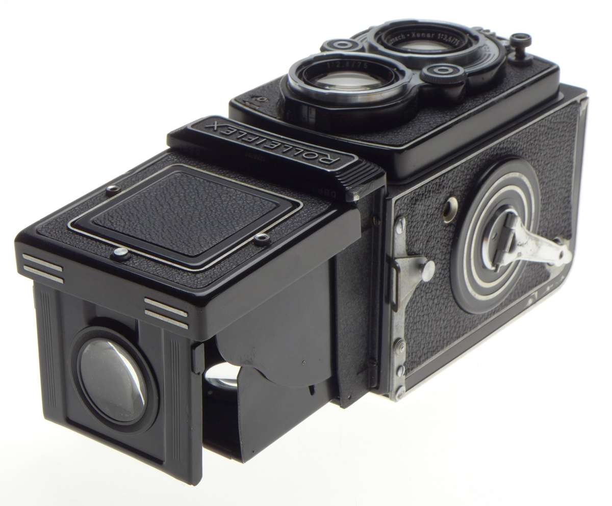 Rolleiflex TLR Film camera 120 film Xenar 3.5/75 Lens f=75mm - Rolleiflex