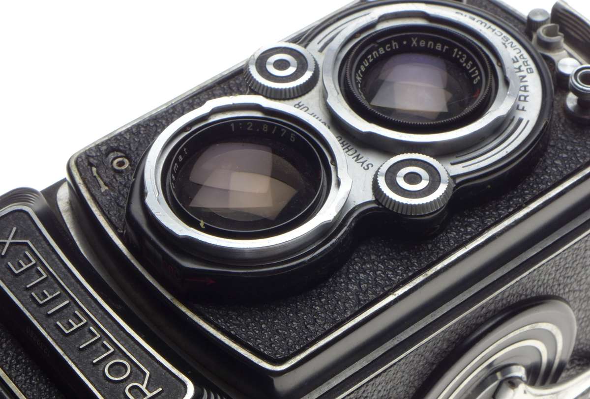 Rolleiflex TLR Film camera 120 film Xenar 3.5/75 Lens f=75mm - Rolleiflex