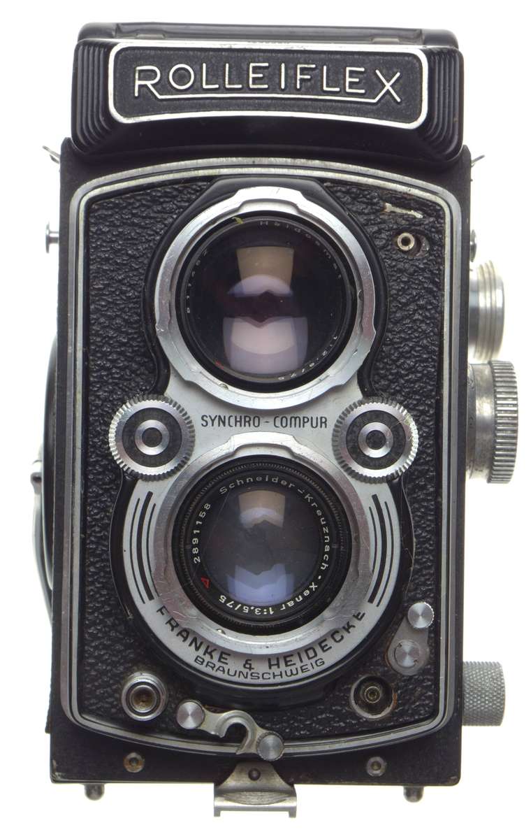 Rolleiflex TLR Film camera 120 film Xenar 3.5/75 Lens f=75mm - Rolleiflex