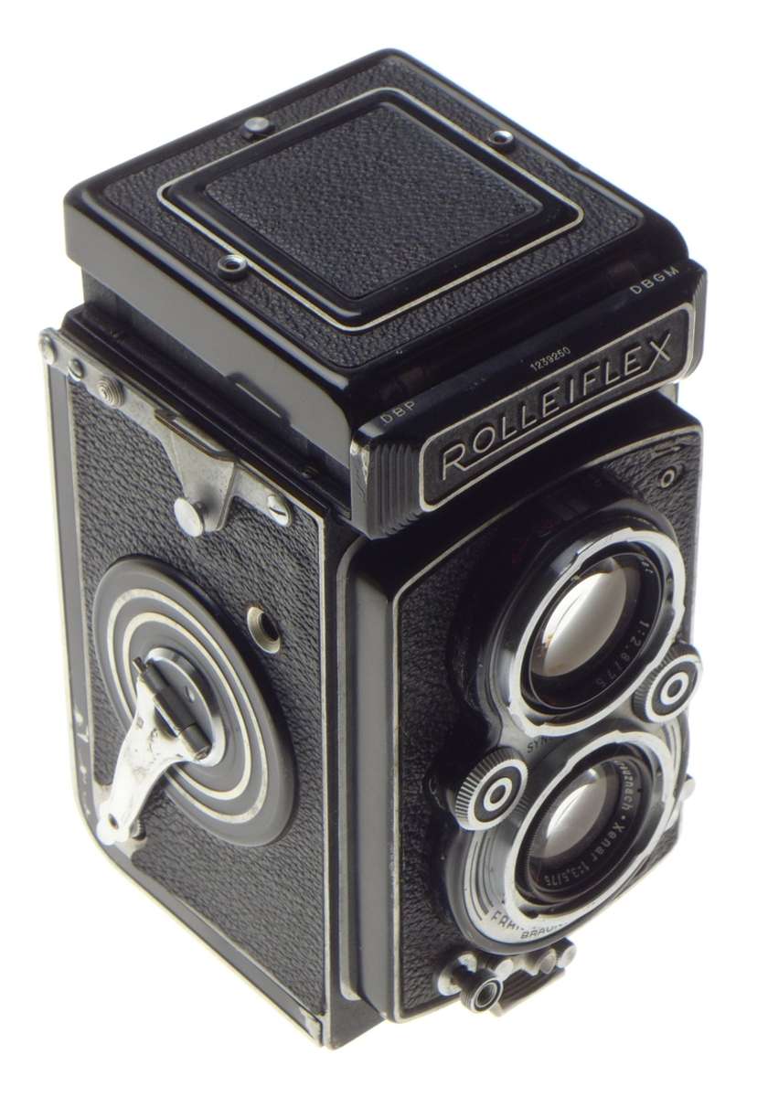Rolleiflex TLR Film camera 120 film Xenar 3.5/75 Lens f=75mm - Rolleiflex