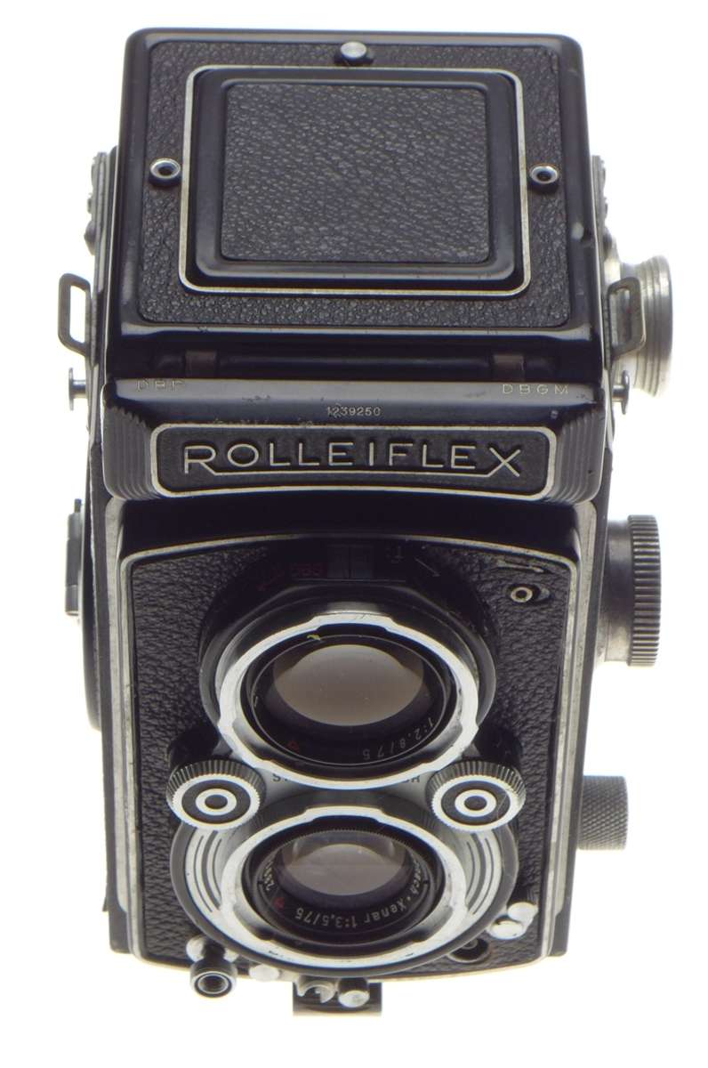 Rolleiflex TLR Film camera 120 film Xenar 3.5/75 Lens f=75mm - Rolleiflex
