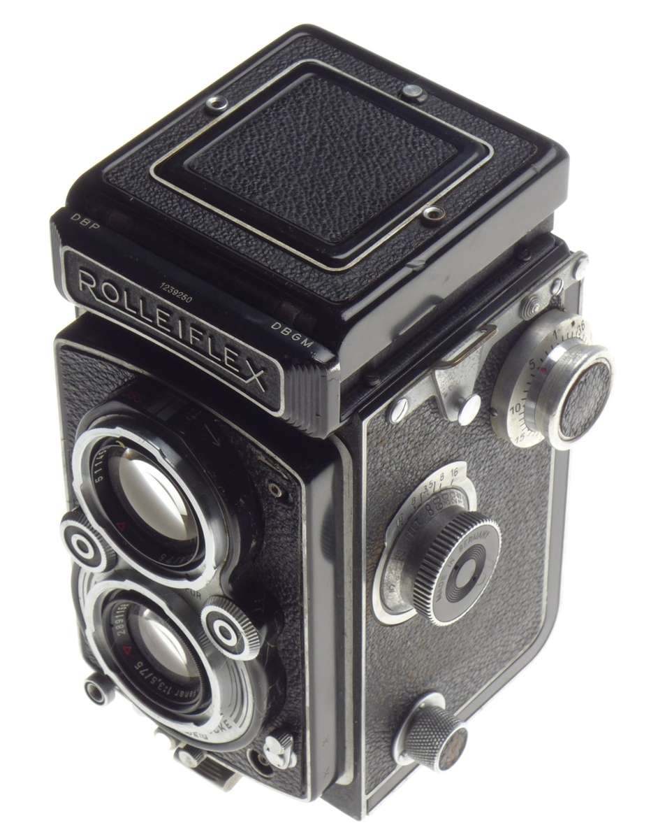 Rolleiflex TLR Film camera 120 film Xenar 3.5/75 Lens f=75mm - Rolleiflex