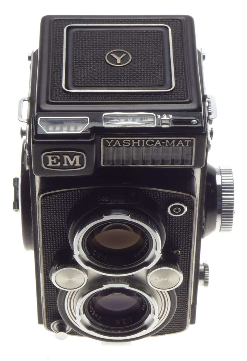 YASHICA-Mat EM Yashinon 3.5 f=80mm TLR camera lens - Yashica
