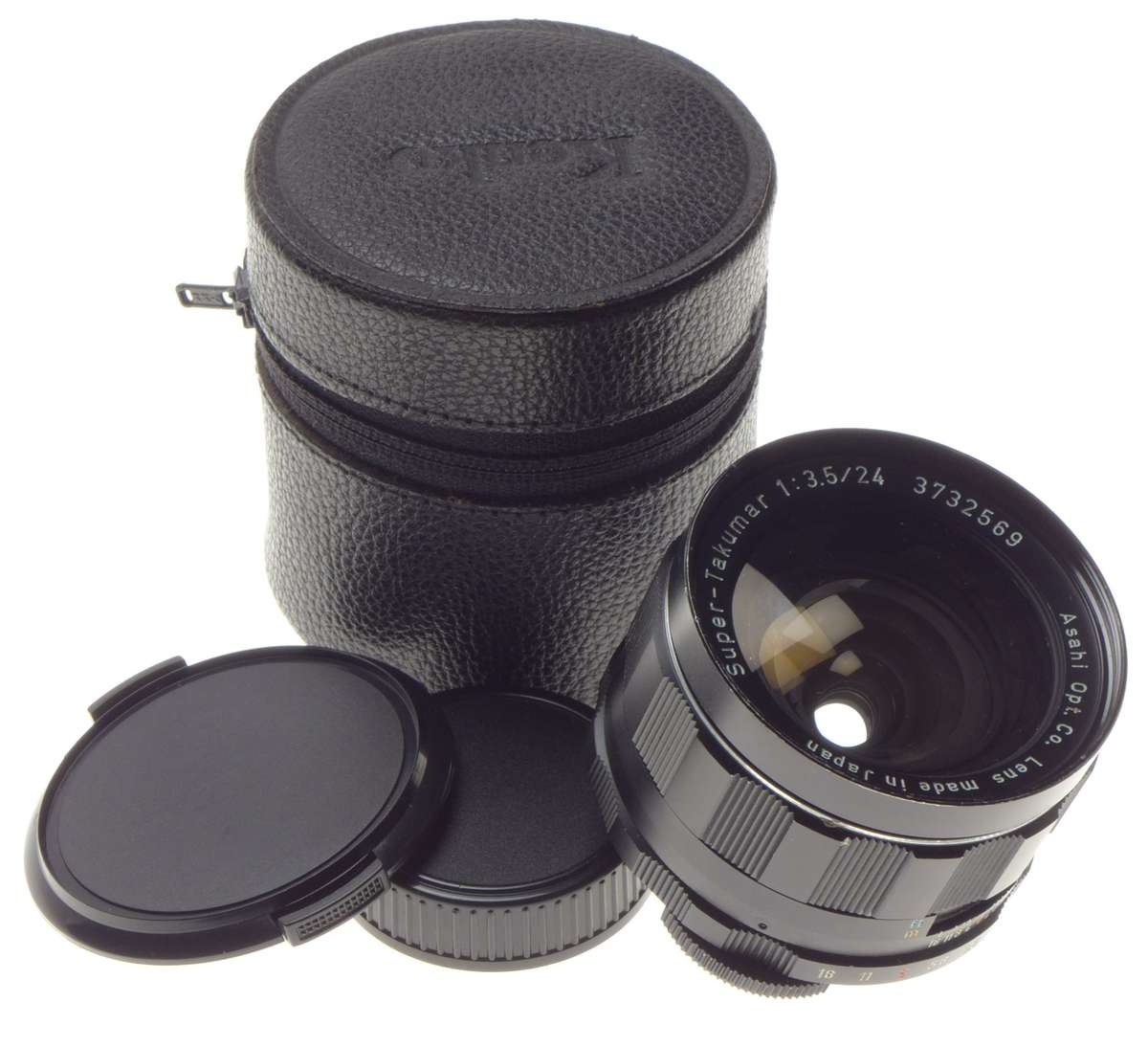 Pentax Super-Takumar 1:3.5/24 Asahi Wide Angle SLR vintage lens f=24mm kit