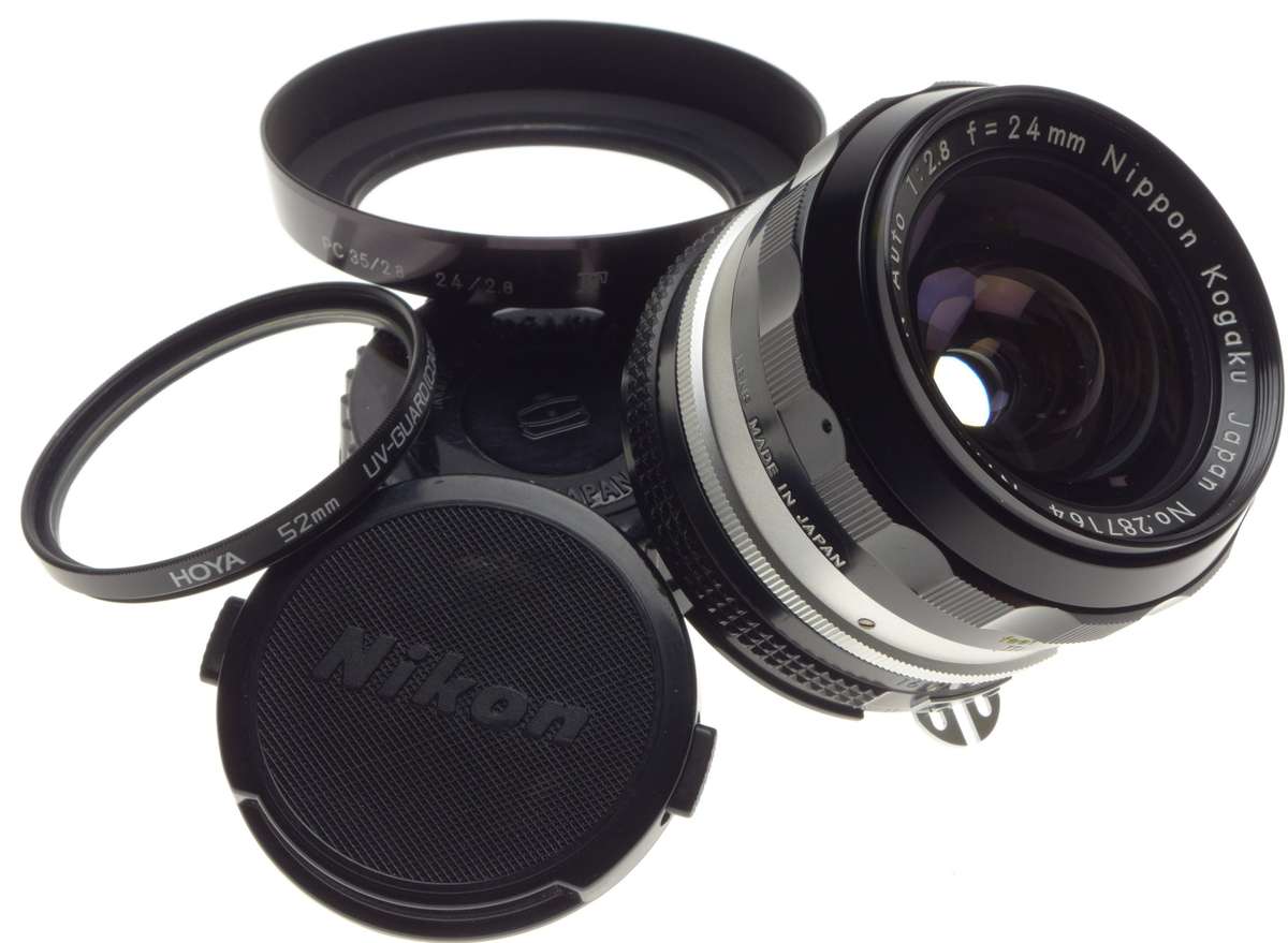 Mint Nikkor-N Auto 1:2.8 f=24mm Ai SLR vintage camera lens PRISTINE - Nikon