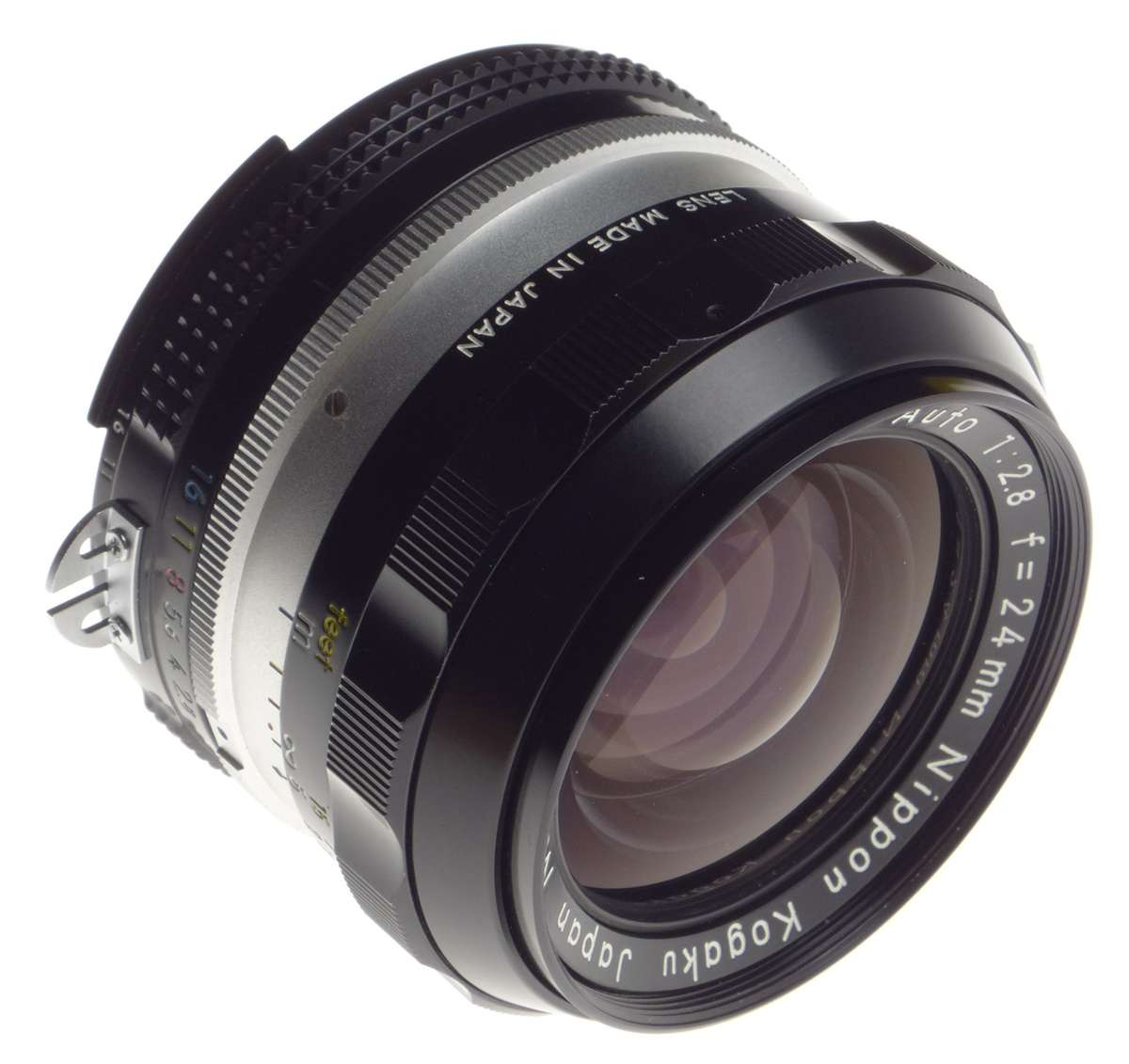 Mint Nikkor-N Auto 1:2.8 f=24mm Ai SLR vintage camera lens PRISTINE - Nikon