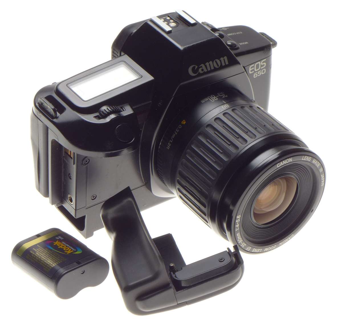 Canon EOS 650 film 35mm vintage camera body Zoom EF 35-80mm lens - Canon