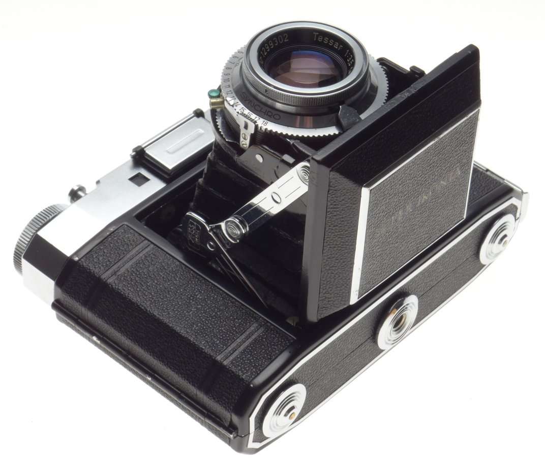 ZEISS Super Ikonta MINT medium format 120 film camera Tessar 3.5/75mm lens box case - Zeiss