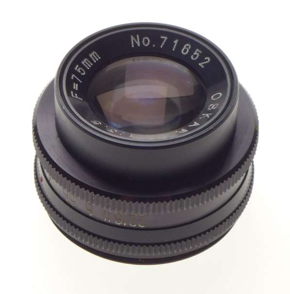 Oskar 3.5 f=75mm black vintage M42 enlarging lens clean condition - Oskar
