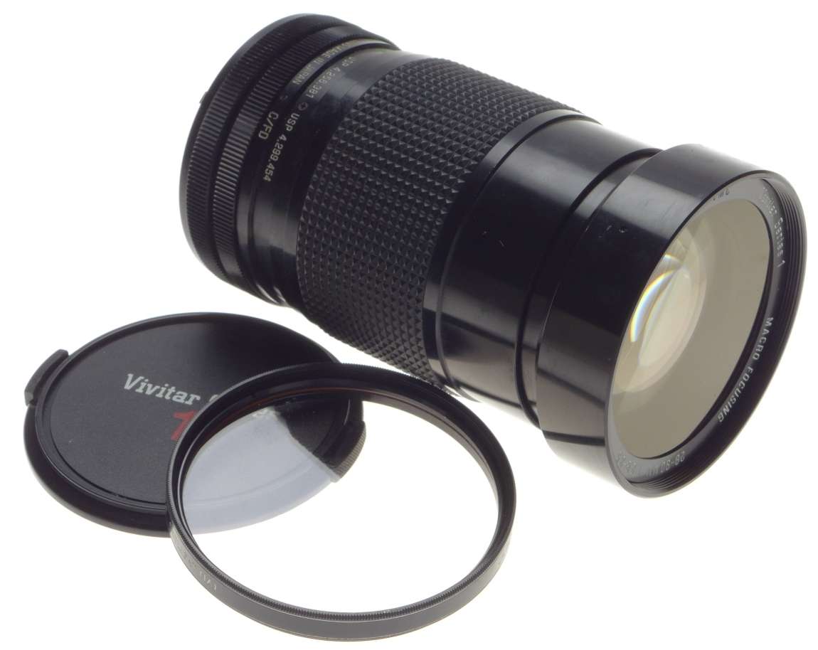 Vivitar Series 1 28-90mm f2.8-f3.5 VMC 1:3.3x Canon FD mount 35mm vintage camera lens boxed - Canon