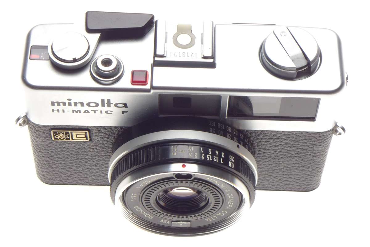 Minolta Hi-Matic E Viewfinder film 35mm camera2.7/38mm Rokkor-QF - Minolta